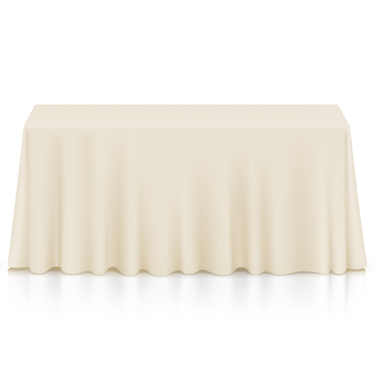 Lann's Linens - Premium Tablecloth for Wedding / Banquet / Restaurant - Rectangular Polyester Fabric Table Cloth